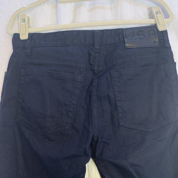 John Varvatos Jeans Mens 33 (33X33) Bowery in Black Slim Straight Fit - Picture 7 of 10